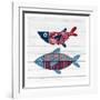 Americana Fish 2-Ann Bailey-Framed Art Print