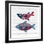 Americana Fish 2-Ann Bailey-Framed Art Print