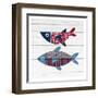 Americana Fish 2-Ann Bailey-Framed Art Print