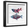 Americana Fish 2-Ann Bailey-Framed Art Print