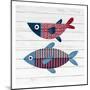 Americana Fish 2-Ann Bailey-Mounted Art Print