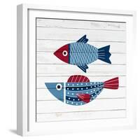 Americana Fish 4-Ann Bailey-Framed Premium Giclee Print