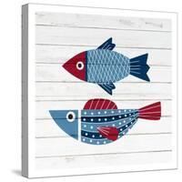 Americana Fish 4-Ann Bailey-Stretched Canvas