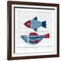 Americana Fish 4-Ann Bailey-Framed Art Print