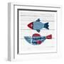 Americana Fish 4-Ann Bailey-Framed Art Print