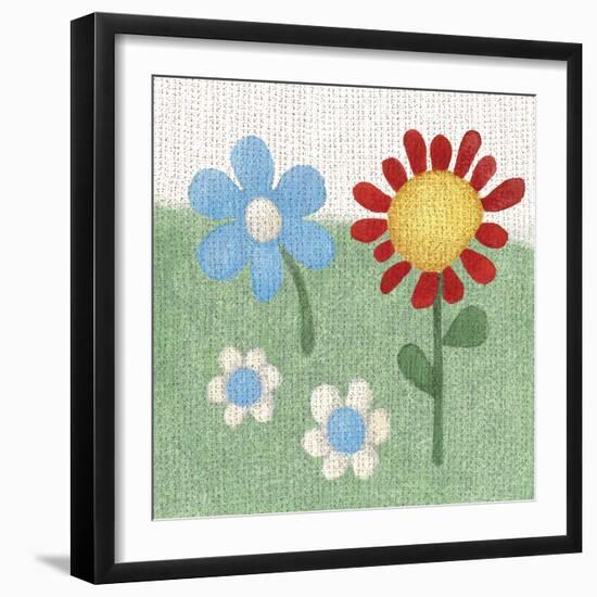 Americana Garden II-Beth Grove-Framed Art Print