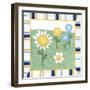 Americana Garden III With Border-Beth Grove-Framed Art Print