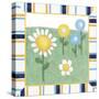 Americana Garden III With Border-Beth Grove-Stretched Canvas