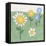 Americana Garden III-Beth Grove-Framed Stretched Canvas