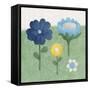 Americana Garden IV-Beth Grove-Framed Stretched Canvas