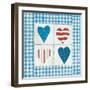 Americana Hearts-David Cater Brown-Framed Art Print