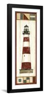 Americana Lighthouse I-Ethan Harper-Framed Art Print