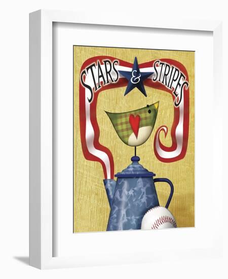 Americana Morning Coffee BB-Margaret Wilson-Framed Giclee Print