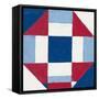Americana Patchwork Tile II-Vanna Lam-Framed Stretched Canvas