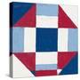 Americana Patchwork Tile II-Vanna Lam-Stretched Canvas