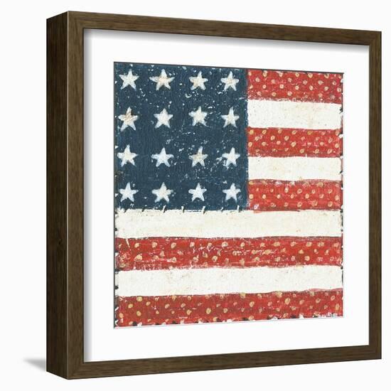 Americana Quilt IV-David Carter Brown-Framed Art Print