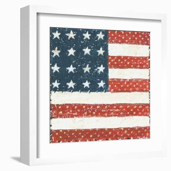 Americana Quilt IV-David Carter Brown-Framed Art Print