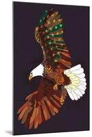 Americana - Soaring Eagle-Lantern Press-Mounted Art Print