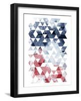 Americana Triangles Too-OnRei-Framed Art Print