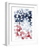 Americana Triangles Too-OnRei-Framed Art Print
