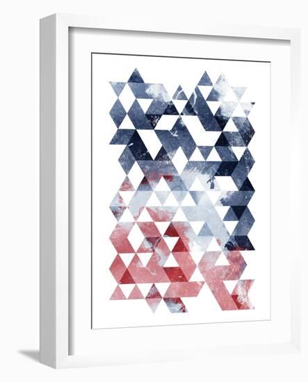 Americana Triangles-OnRei-Framed Art Print