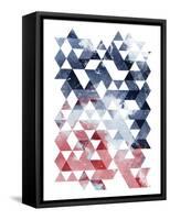 Americana Triangles-OnRei-Framed Stretched Canvas