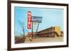 Americana Vintage Motel-null-Framed Art Print