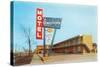 Americana Vintage Motel-null-Stretched Canvas