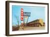 Americana Vintage Motel-null-Framed Art Print