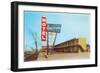 Americana Vintage Motel-null-Framed Art Print