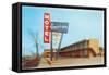 Americana Vintage Motel-null-Framed Stretched Canvas