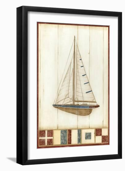 Americana Yacht I-Ethan Harper-Framed Art Print