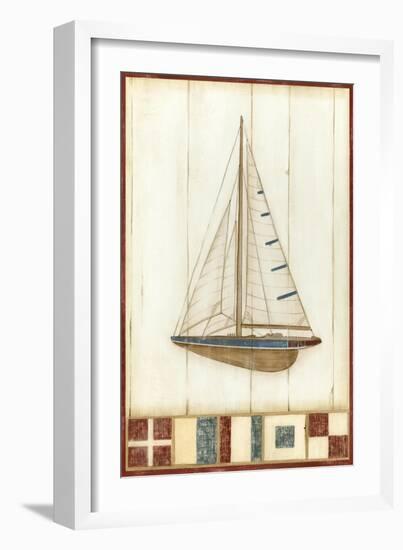 Americana Yacht I-Ethan Harper-Framed Art Print