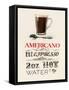 Americano Plain Background-Marco Fabiano-Framed Stretched Canvas