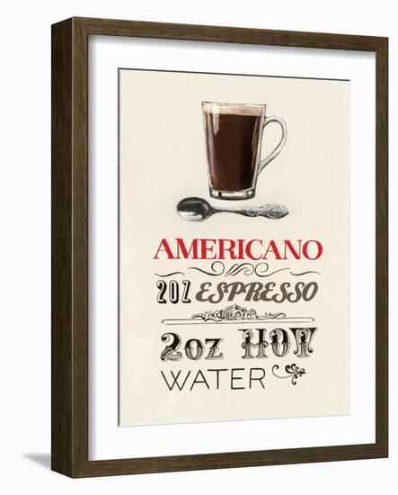 Americano Plain Background-Marco Fabiano-Framed Art Print