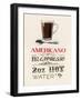 Americano Plain Background-Marco Fabiano-Framed Art Print