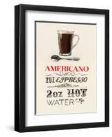 Americano Plain Background-Marco Fabiano-Framed Art Print