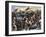 Americans Capturing a British Redoubt during the Battle of Yorktown, c.1781-null-Framed Giclee Print