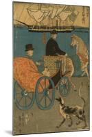 Americans Enjoying Sunday in Yokohama, 1861-Utagawa Sadahide-Mounted Giclee Print