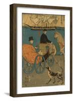 Americans Enjoying Sunday in Yokohama, 1861-Utagawa Sadahide-Framed Giclee Print