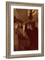 Americans receive news of the French Revolution-Howard Pyle-Framed Giclee Print