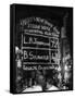 Americans Simulating a Vote in Harry's Bar, Paris During the American Presidential Election-null-Framed Stretched Canvas