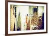 Americas Avenue - In the Style of Oil Painting-Philippe Hugonnard-Framed Giclee Print