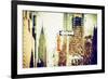 Americas Avenue - In the Style of Oil Painting-Philippe Hugonnard-Framed Giclee Print