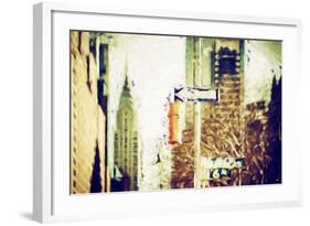 Americas Avenue - In the Style of Oil Painting-Philippe Hugonnard-Framed Giclee Print