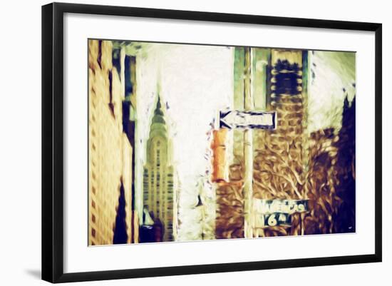 Americas Avenue - In the Style of Oil Painting-Philippe Hugonnard-Framed Giclee Print