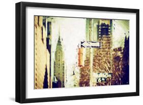 Americas Avenue - In the Style of Oil Painting-Philippe Hugonnard-Framed Premium Giclee Print