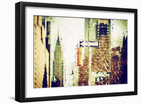 Americas Avenue - In the Style of Oil Painting-Philippe Hugonnard-Framed Giclee Print