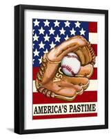 Americas Passtime-Laurie Korsgaden-Framed Giclee Print