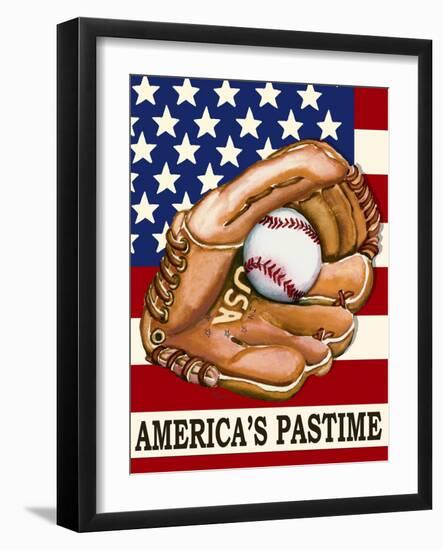 Americas Passtime-Laurie Korsgaden-Framed Giclee Print